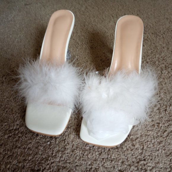 REDUCED! NWT Women's High Heels Glamorous Mules size 8.5 - Picture 3 of 7